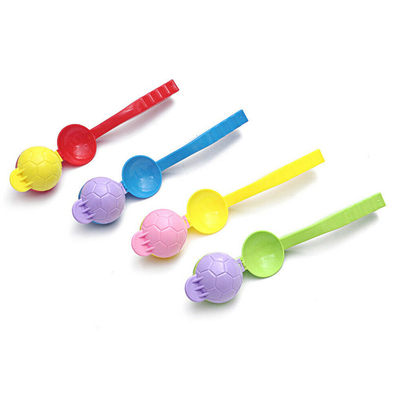 Football Snowball Maker Clip Kids Outdoor Sand Snow Ball Mold Toys Random