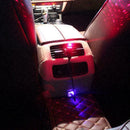 USB Car Atmosphere Lamp Interior Ambient Star Light LED Sky Red Starry Proj I7F8