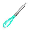 Stainless Steel & Silicone Whisk Kitchen Utensils For Beating & Stirring