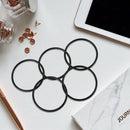 5 pieces 100 mm outer diameter 5 mm thick rubber seal oil-filtered O-rings I4G1