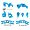 6x 1:14 Scale RC Car Parts Kit Replace Steering Hub Set Fits WLtoys 144001