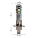 2pcs H1 50W Stable Performance 50,000 hrs Practical Fog Lights White