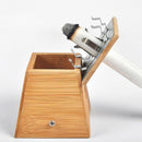 Bamboo Moxa Moxibustion Box Acupuncture Relaxation Roller Stick Holder Neck W7P8