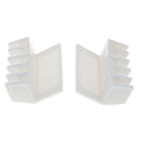 5 Set Cable Clips Self Adhesive Cord Management Holder Organizer Clamp White