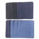 12pcs Jeans Patch Iron On Patches Repair Patchwork For Clothes Stickers SewingOZ