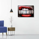 5D DIY Full Drill Diamond Painting Lips Cross Stitch Embroidery Mosaic Kit