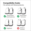 Car Universal Support High Back Bucket Seat Cover Seat Cover Seat Seat Cove