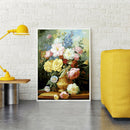 Painting By Numbers Kit DIY Pot Flower Hand Painted Canvas Oil Art Picture