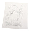 Bling All Crystal Rhinestone Heat Transfer Dolphin Pattern Iron On Applique for