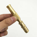 Copper High Pressure Garden Watering Adjustable Car Washing Plants Hose Nozzle