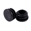 12 Pcs Chair Table Legs 22mm Dia Cap Round Ribbed Tube Tubing Insert