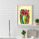 5D DIY Full Round Drill Diamond Painting Abstract Flowers Embroidery (B952)