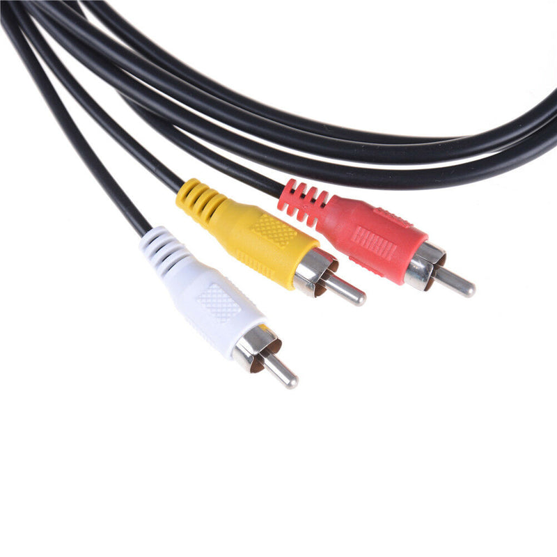 3 RCA to USB 2.0 Male A Composite Adapter Audio Video AV HDD DVR Data Cable OZ