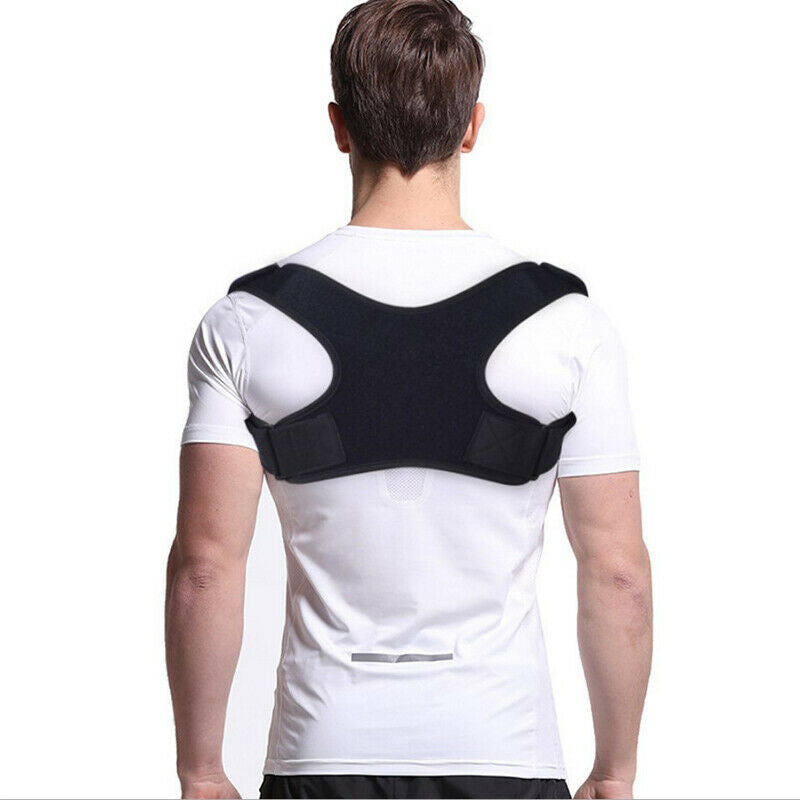 Adjustable Back Posture Corrector Clavicle Spine Back Shoulder Lumbar Brace W1H5