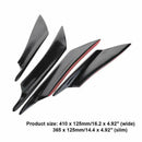 4X/Set Universal Car Front Bumper Splitter Fins Body Spoiler Canards Refit HOT