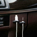 10Pcs Car Charger Line Headphone/USB Cable Car Clip Interior Accessories Bl F5L7