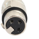 1/4" XLR Female To Female Jack For Headphone Microphone Mic Amplifier Parts
