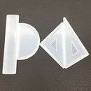 4Pcs Silicone Molds Ruler Set Square Protractor Crystal Epoxy Mold Soap Can F7L7