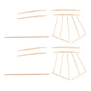 2 Set Spruce Bracewood Kit For Acoustic Guitar Making Accessories