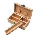 Portable Wooden Storage Box Holder Hand Cigarette Tool Box Case A