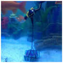 treasure Treasure hunter Diver Decoration for Aquarium Fish Tank Black