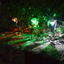 4 X Solar Powered Lawn Garden Bend Pole Diamond Stake Light Color Changing