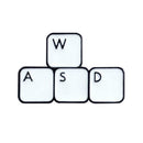 Retro Letters Keyboard Pin Brooches Creative Badges Unisex Jewelry Gifts