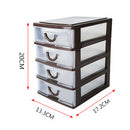 4-Layer Mini Storage Drawer Plastic Cabinet Organizer Box Storage Box for Home