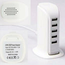 Universal 5 Port USB Wall Travel Charger Desktop USB Hub Charging Station yth