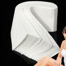 100X Non-woven Hair Removal Paper Depilatory Wax Strips Epilator Waxing GIR WAY