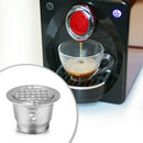 Reusable Metal Stainless Steel Coffee Capsules Pods Filter for Nespresso Machine
