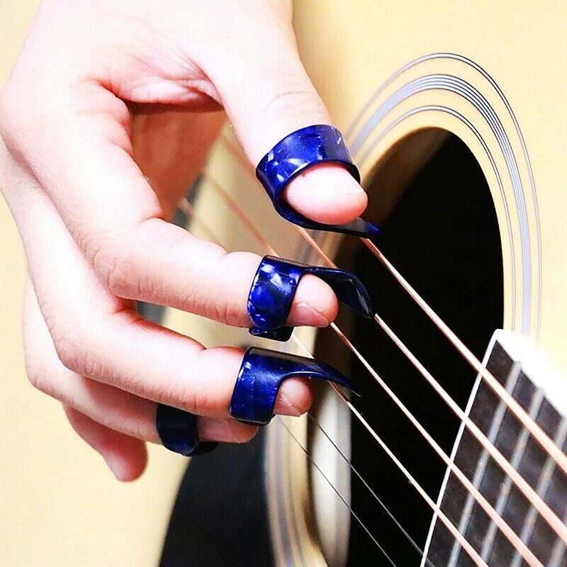 4 Pieces Medium Guitar Slides(Include 3 Colors Stainless Steel, 1 Pieces Gl