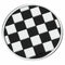 Mini Auto Car Water Cup Bottle Holder Anti-slip Pad Mat 65mm Black and Whit G5H1
