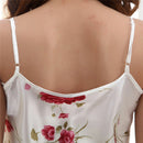 2pcs Ladies Sexy Ice Silk Sleepwear Pajamas Set Blouses Shirt Shorts Underwe3C