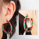 Fashion Alloy Geometric Circle Statement Hoop Earrings Party Jewelry Intriguing