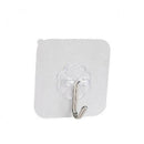 60 Pieces Heavy Duty Adhesive Hook, Removable, Waterproof, Reusable Stainless