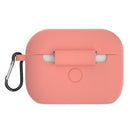 Wireless Earphone Case Silicone Box w/Keychain for AirPods Pro (Orange) A