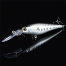 10pcs Bending Large Minnow Luya Lure Bionic Bait Fishing Tackle Bait 11cm PWL