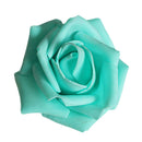 100Pcs Foam Rose Head Artificial Flower Bouquet Wedding Decor Blue+Rosy