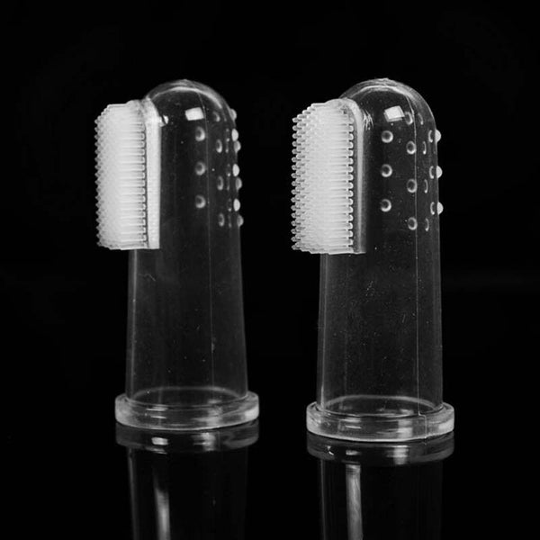 5x Soft Finger Toothbrush Pet Dog Oral Dental Clean Teeth Care Hygiene Brush! ll