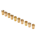 10 Pieces Motorcycle Carburetor Main Jet Set Round Head - Size #78 #80 #82 #85