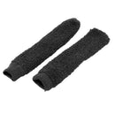 Nonslip Towel Wrap Badminton Racket Over Grip Cover Black 2 PCS J5C3