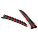 Rear Window Side Spoiler Trims Covers for BMW F20 F21 1 Series 2012-2019