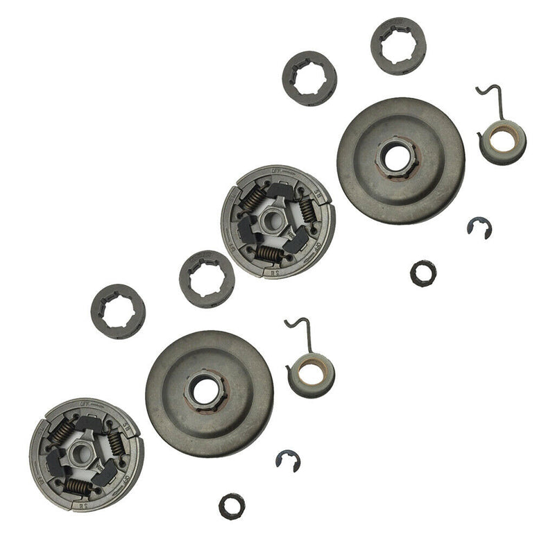 2 Set 3/8 Clutch Sprocket Kit Worm Gear Bearing for Stihl MS361 MS440 MS460