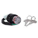 6-Wires Motorcycle Scooter Security Ignition Electric Door Lock Fit For Gn