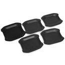5pcs Car Exterior Door Handle Bowl Covers for Jeep Wrangler JL 4-Door 2018-2019