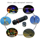 XY20-IP68 Waterproof Connector Three Core Straight Cable Waterproof Con JRQ