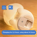 1X(Colorful Dog Led Night Light Animal Light Usb Rechargeable Silicone Soft