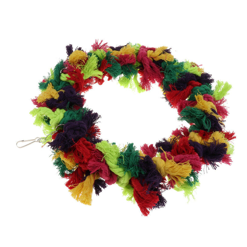 Colorful Bird Toys Parrot Swing Ring Cage Toys For Cockatiel Budgie Lovebird