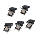 5 Pieces Car Truck Boat 12V 20A Rocker Toggle Switches SPST ON/OFF with Red LED